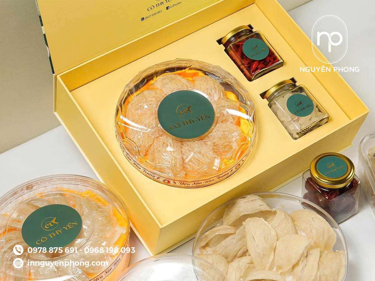 Hộp Đựng Yến Chưng: Bao Bì Chất Lượng Cho Sản Phẩm Cao Cấp